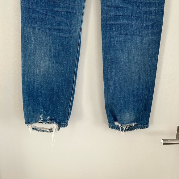 Madewell Classic Straight Jeans Distressed Size 24 high waisted - Picture 7 of 7